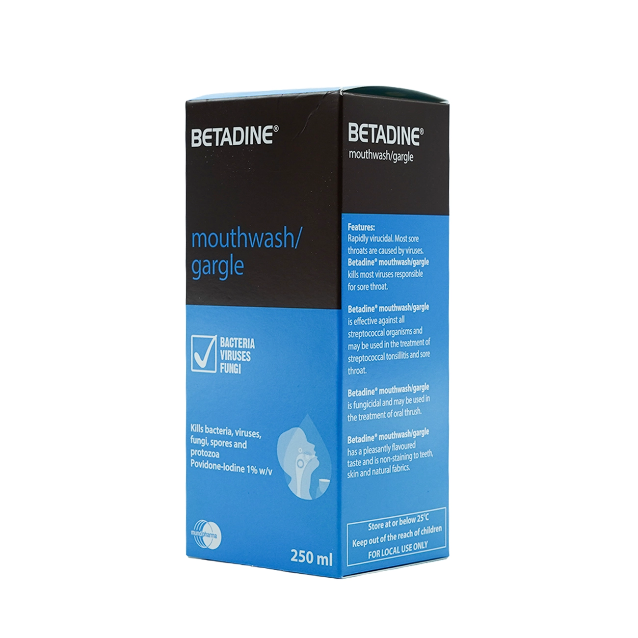 Betadine Mouthwash 250ml