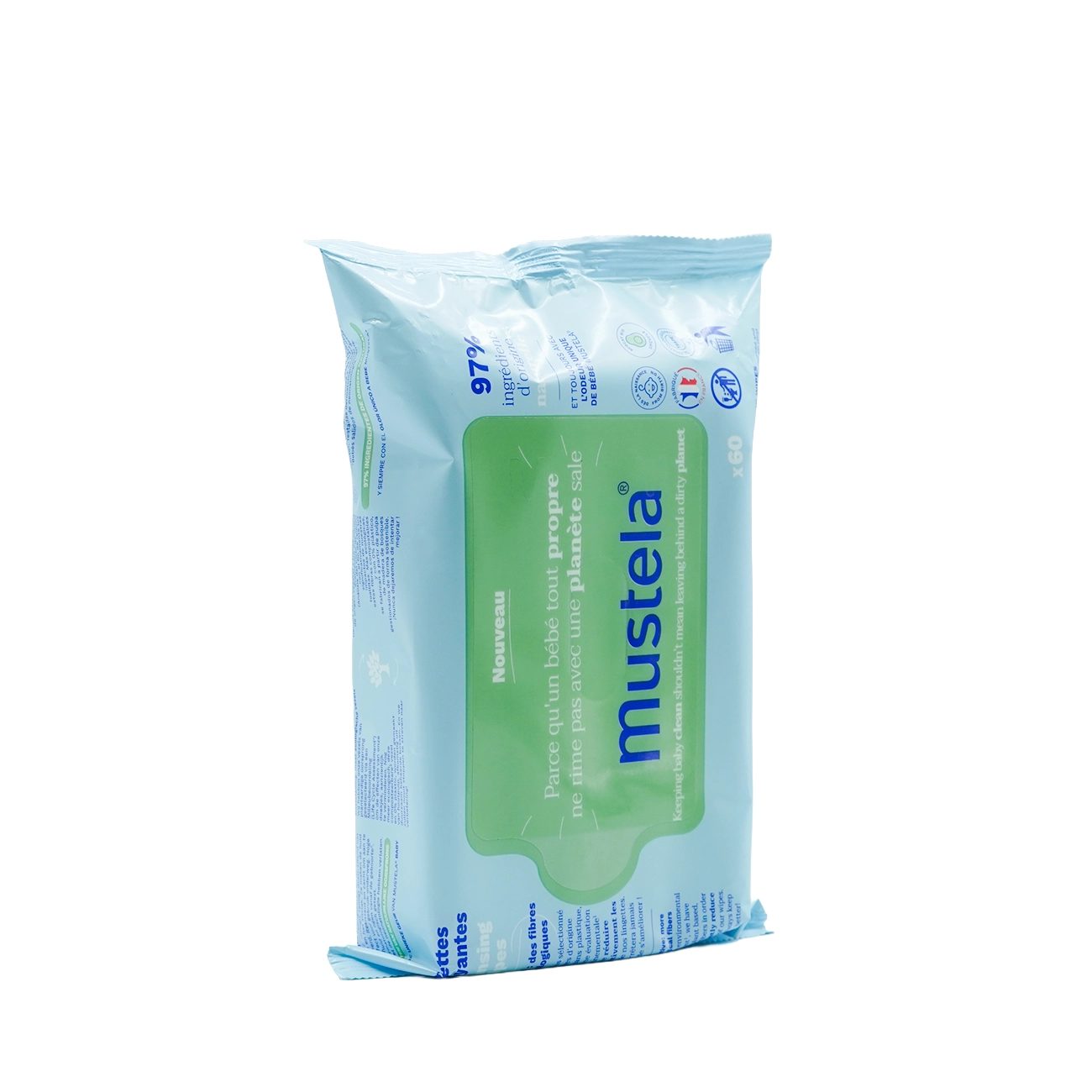 MUS Cleansing Wipes (60's)