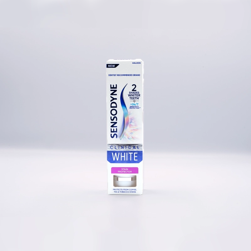 SENS CLINICAL WHITE STAIN PROTECTOR 75 ML T/P