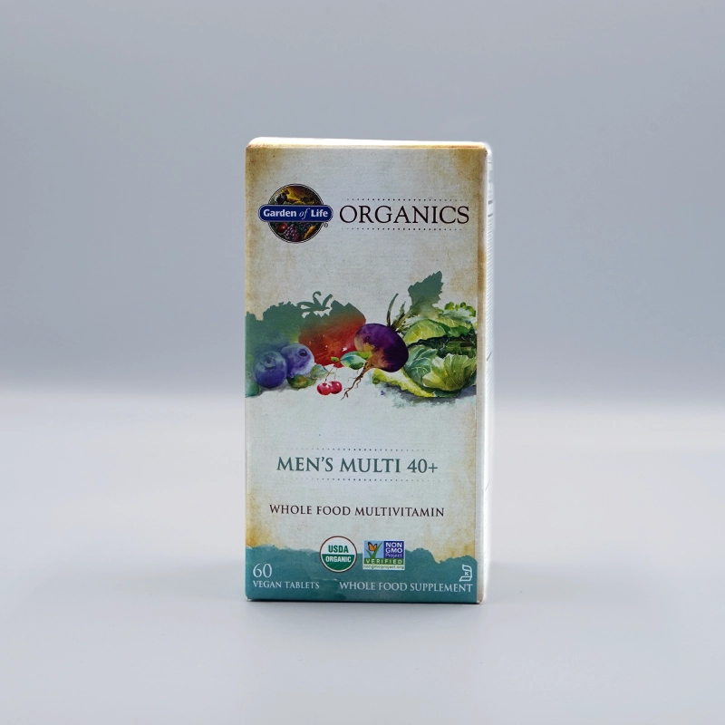 ORGANICS MEN'S MULTI 40+ TAB 60'S