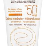 Eau Thermale Avène Very High Protection Mineral Cream SPF 50+ - Very High Sun Protection For Skin That Is Intolerant To Chemical Filters And Fragrances - Fragrance-Free - 50ml Pump Bottle