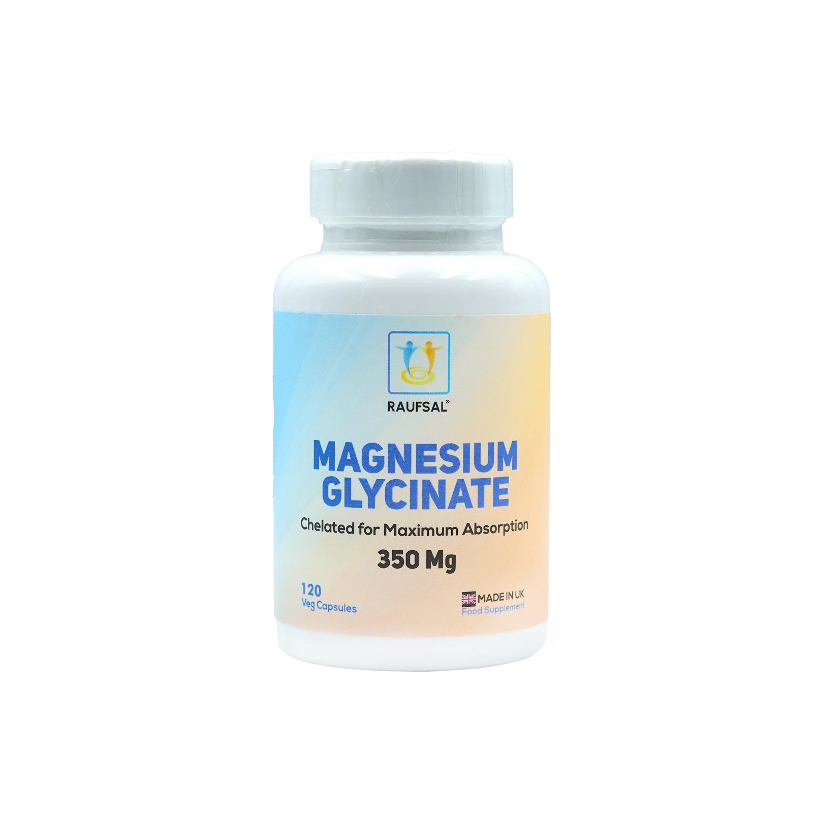 RAUFSAL Magnesium Glycinate 350mg (120 Veg Capsules)