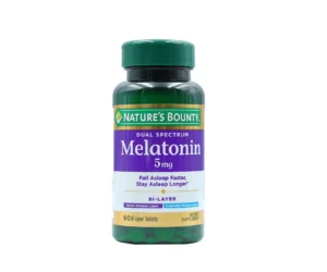 Nature’s Bounty Dual Spectrum Melatonin 5mg (60 Tablets)