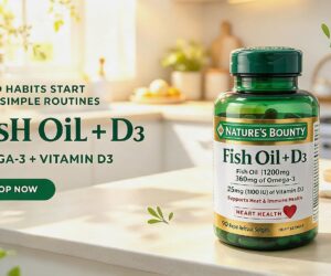 Nature's Bounty Fish Oil + D3, 1200mg, 90 Rapid Release Softgels