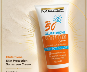 Mumtaz Magic Glutathione Skin Protection Sunscreen Cream SPF 50+ , 150ml