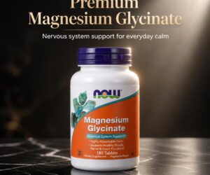 now Magnesium Glycinate 180 Tablets